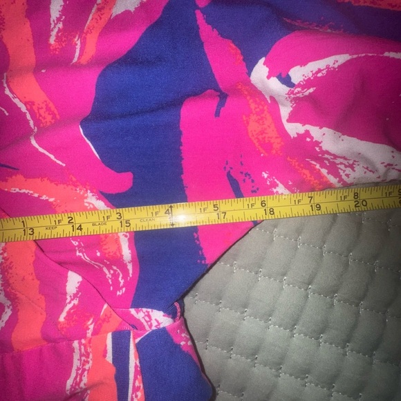 Lilly Pulitzer Amoritta Wrap Dress in Bomber Blue Plume, Bright Colors, Size M - Picture 8 of 11